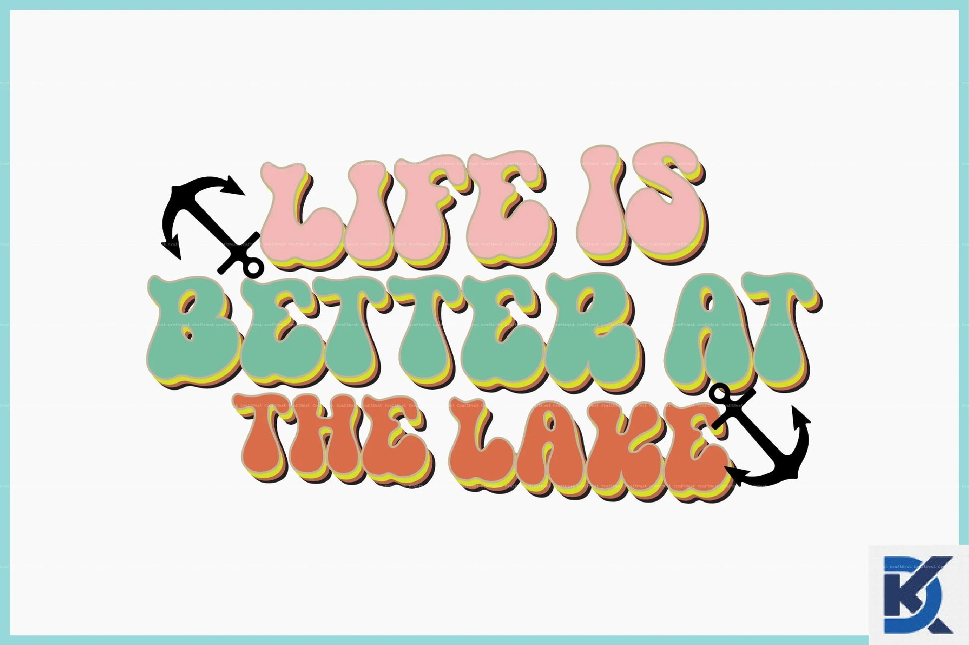 Retro Lake SVG Bundle - CraftNest - Digital Crafting and Art