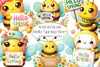 Hello Spring Bees Clipart Bundle