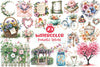 Romantic Spring Clipart Bundle