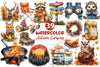 Autumn Camping Trip Clipart Bundle 2