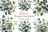 Greenery Bouquets Eucalyptus Clipart Bundle 1
