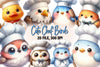 Cute Chef Birds Clipart Bundle
