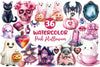 Pink Halloween Clipart Bundle 4