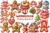 Christmas Gingerbread Clipart Bundle 3