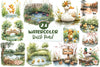 Springtime Duck Pond Clipart Bundle
