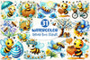 Spring Bees Clipart Bundle 4