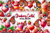Strawberry Cocktail Clipart Bundle