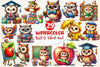 Back To School Owl Clipart Bundle