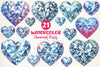 Diamonds Hearts Valentines Day Clipart Bundle