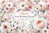 Blush Pink Wedding Florals Clipart Bundle