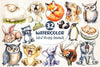 Tired Sleepy Animals Clipart Bundle