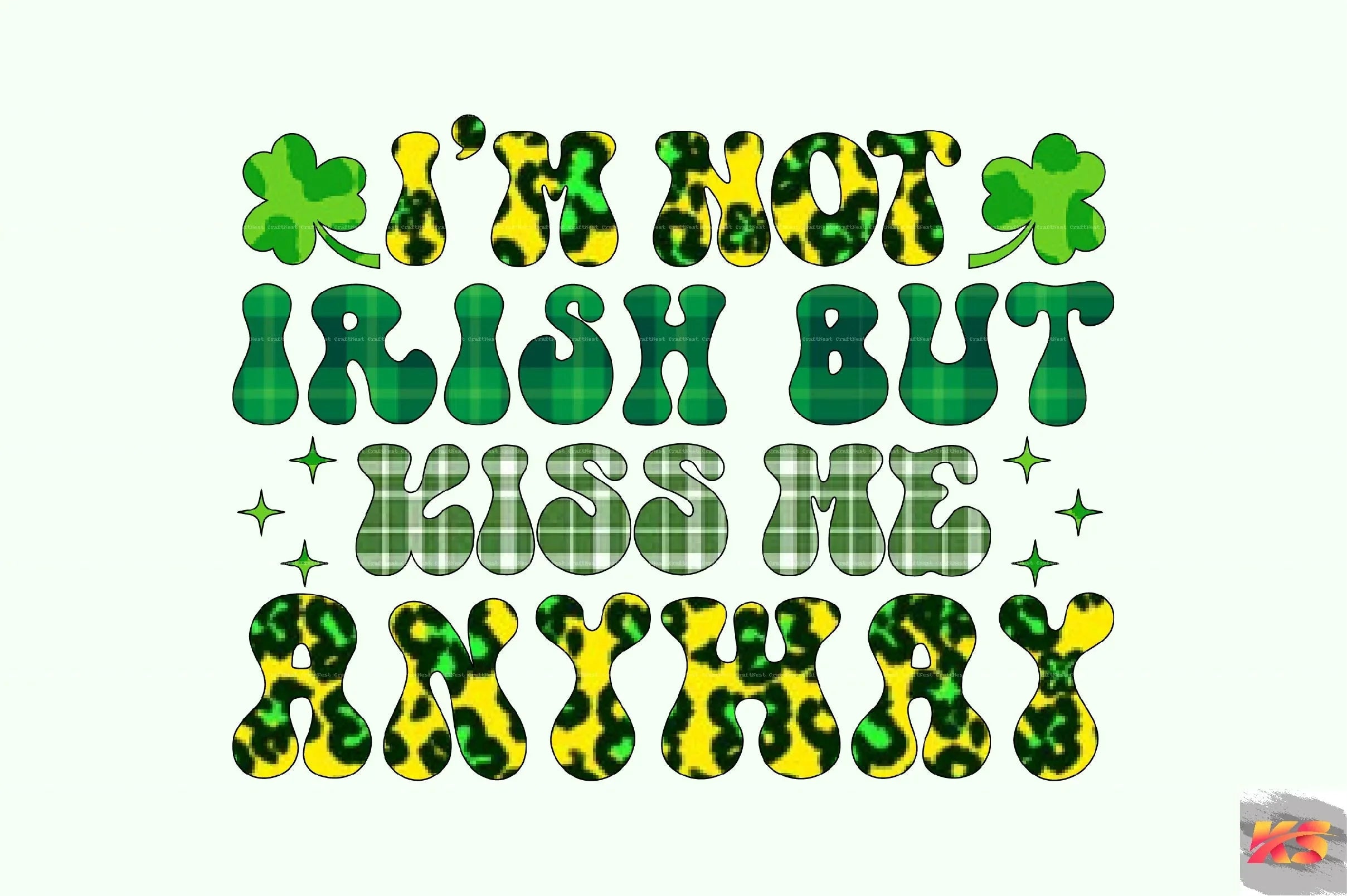 Retro St. Patrick'S Day Clipart Bundle