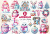 Cute Festive Christmas Clipart Bundle