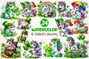 St Patricks Day Cute Unicorn Clipart Bundle 4