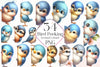 Bird Peeking Around Corner Clipart Bundle