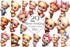 Bear Peeking Around Corner Clipart Bundle