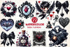 Gothic Valentine Clipart Bundle