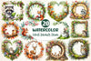 Woodland Forest Animals Frame Clipart Bundle 2