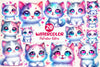 Cute Valentine Kitten Clipart Bundle