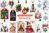 Christmas Gift Tag Clipart Bundle
