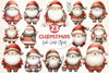 Boho Santa Clipart Bundle