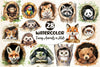Funny Animals In Hole Clipart Bundle 3