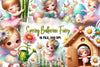 Spring Ballerina Fairy Clipart Bundle
