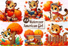 Autumn Cheetah Clipart Bundle