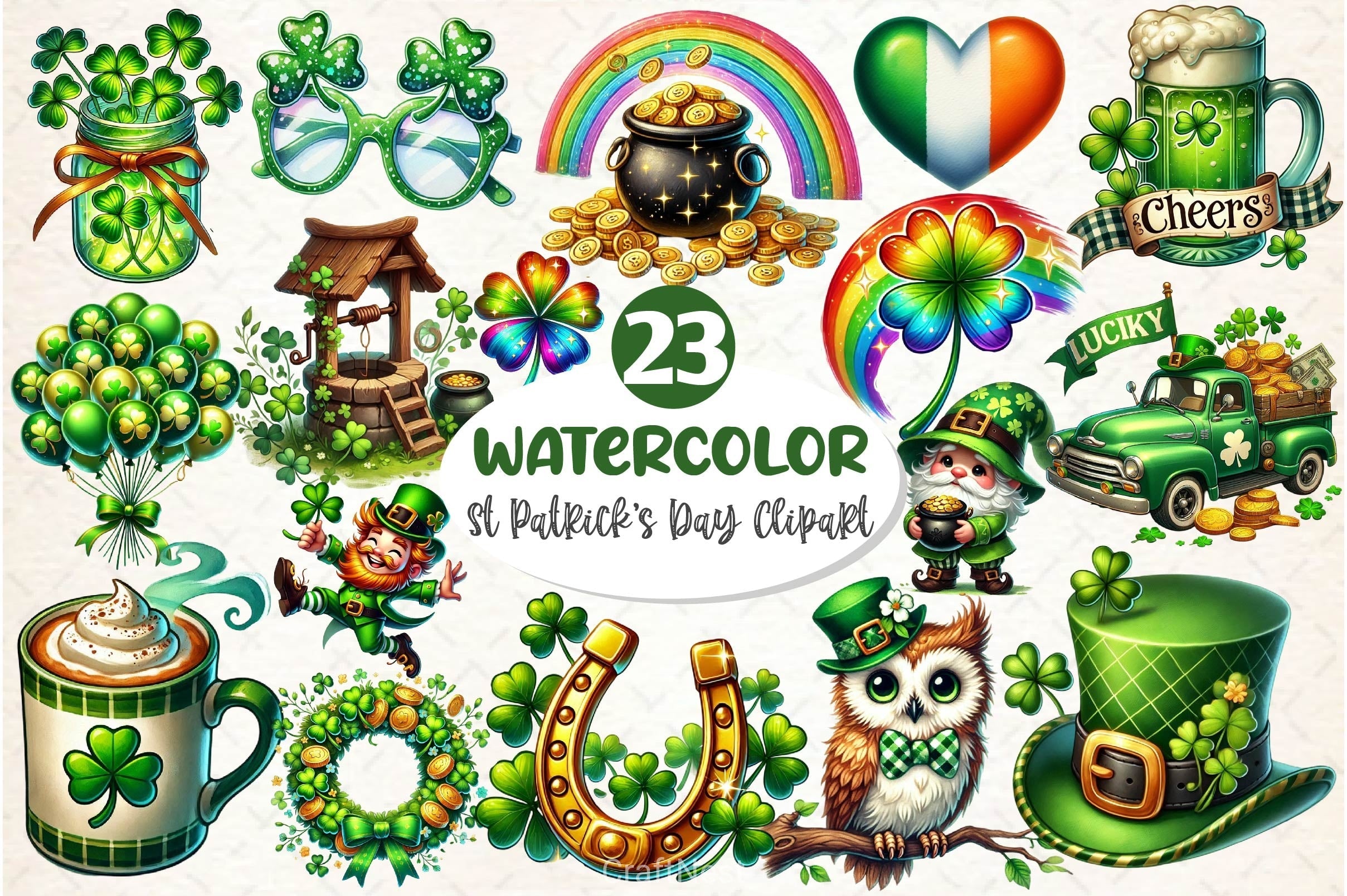 St Patricks Day Clipart Bundle 9