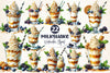 Yellow Milkshake Clipart Bundle