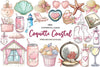 Coquette Coastal Clipart Bundle