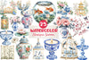 Chinoiserie Summer Clipart Bundle
