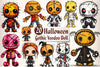 Halloween Gothic Voodoo Doll Clipart Bundle 2