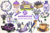 Lavender Spring Clipart Bundle 2
