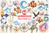 Minimalist Sea Clipart Bundle 4