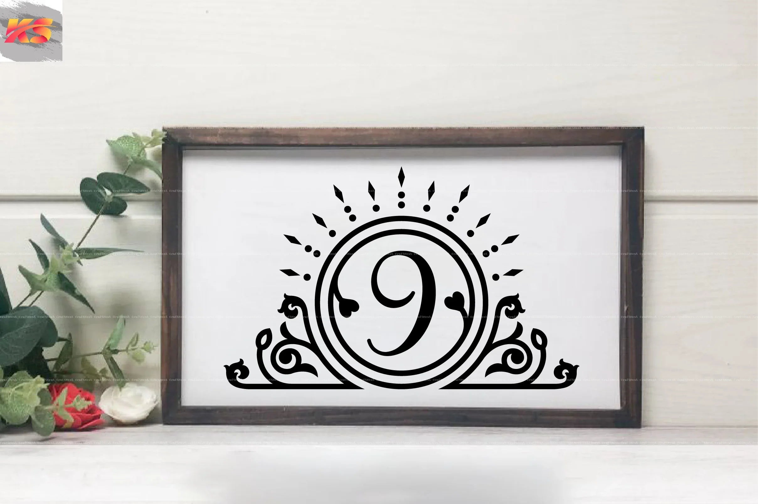 Number SVG Bundle 99 - CraftNest - Digital Crafting and Art