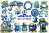 Blue St Patricks Day Clipart Bundle
