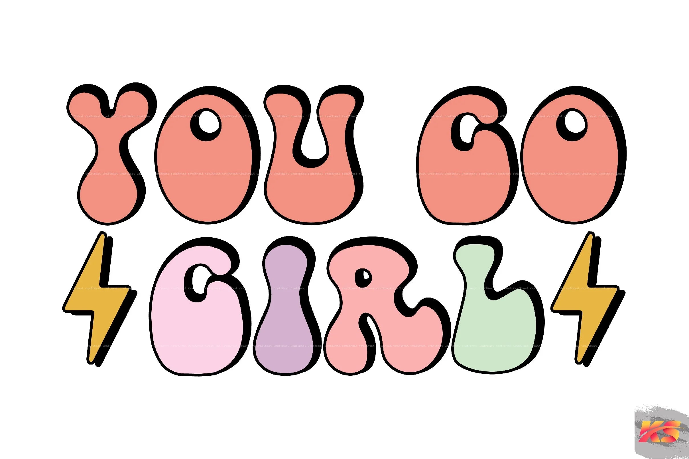 Retro Girl Power Quote SVG Bundle - CraftNest - Digital Crafting and Art