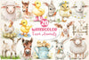 Spring Farm Animals Clipart Bundle 2