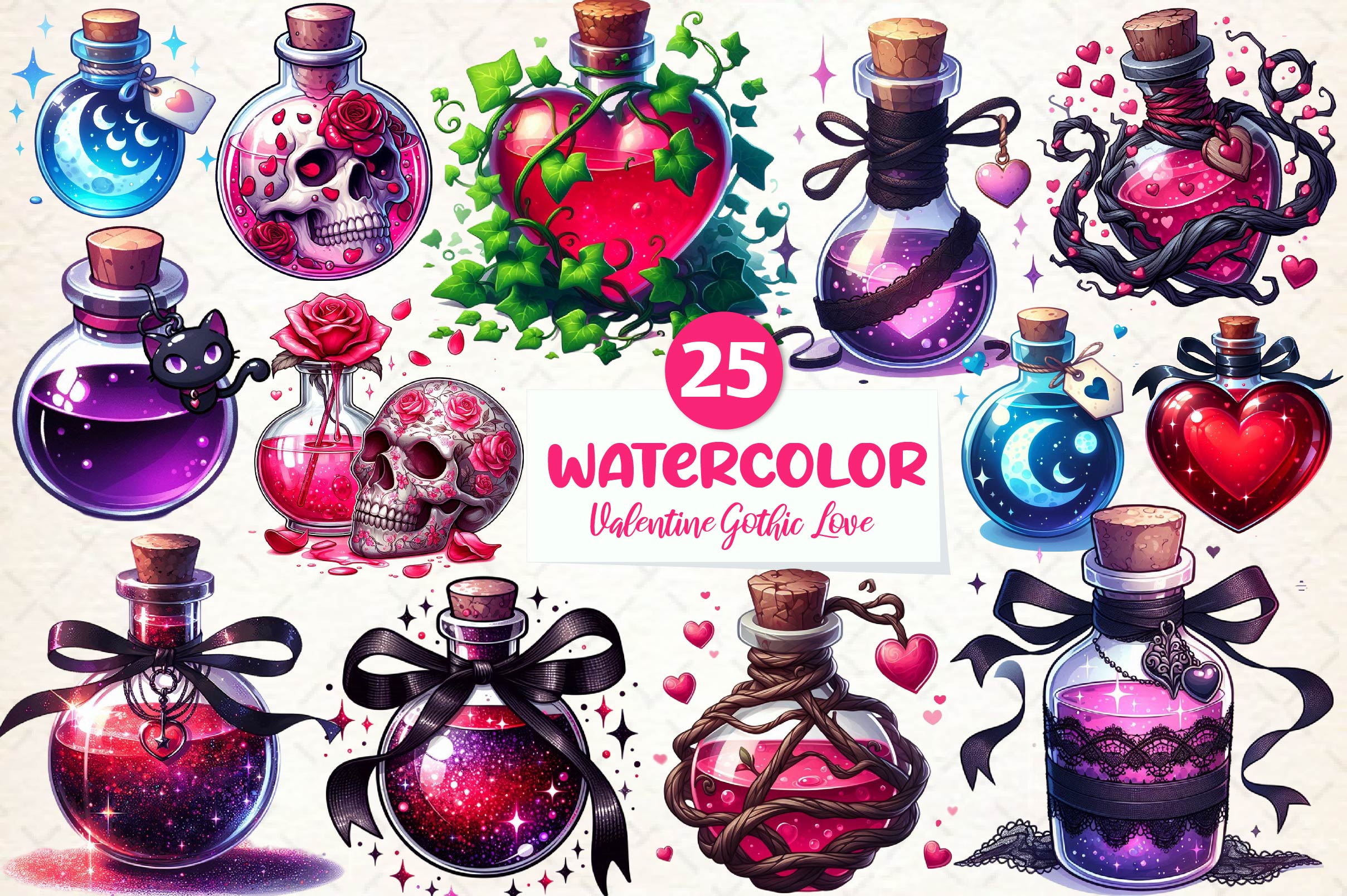 Christmas Socks Clipart Bundle