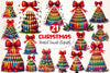 Christmas Pencil Tower Clipart Bundle