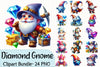 Diamond Gnome Clipart Bundle