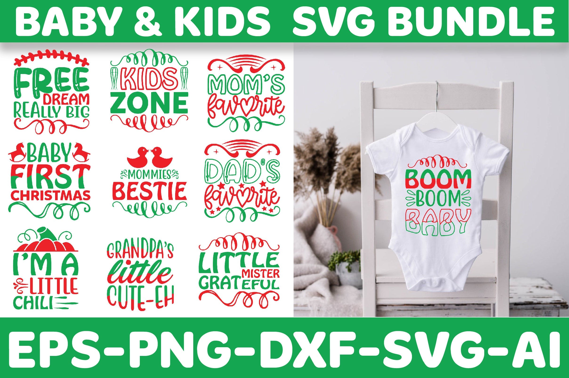 Baby & Kids SVG Bundle 2