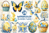 Geometric Pastel Easter Clipart Bundle