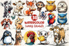 Funny Animals Clipart Bundle 4
