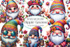 Cute Hippie Gnome Clipart Bundle
