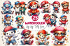 Hip Hop Teddy Bear Couple Clipart Bundle