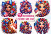 Patriot Girl Face Clipart Bundle