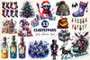 Spooky Christmas Clipart Bundle 2