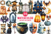 Antique Halloween Clipart Bundle